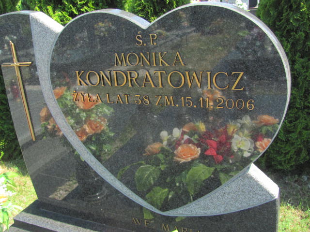 Monika Agata Kondratowicz 1968 Kutno - Grobonet - Wyszukiwarka osób pochowanych